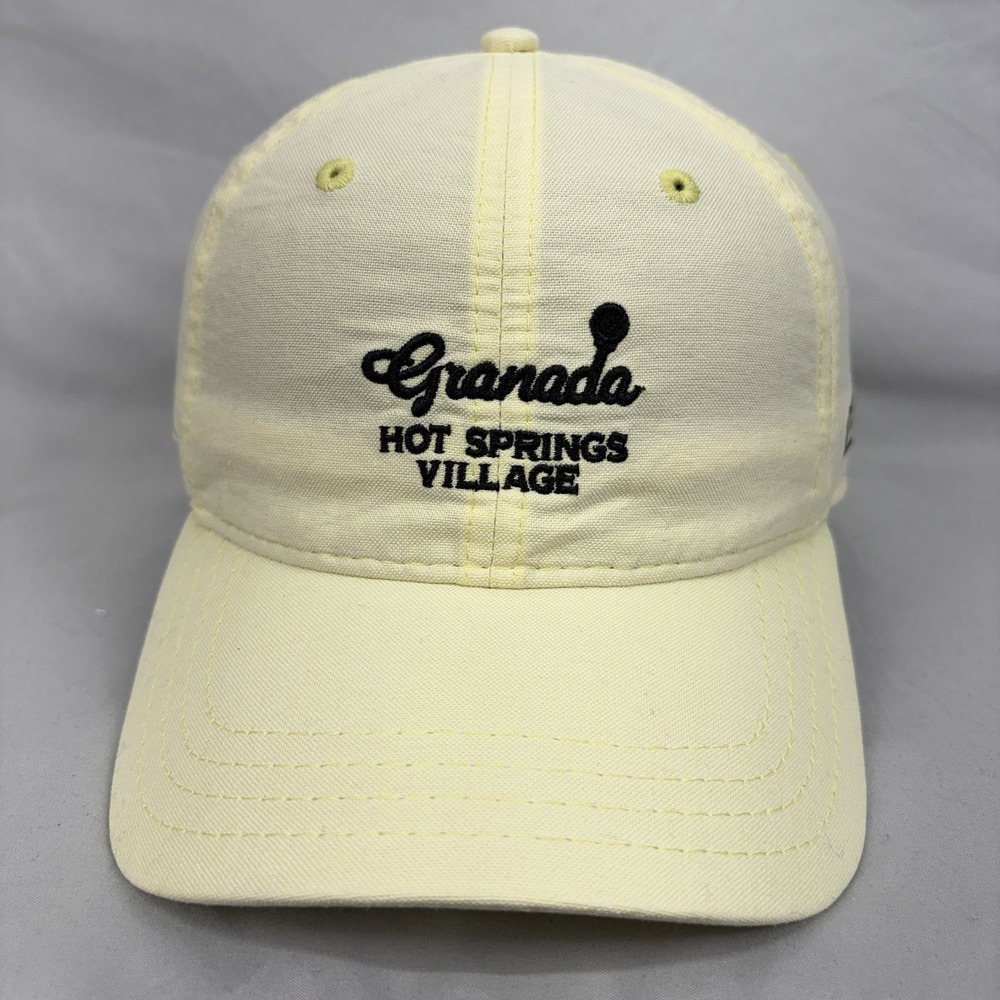 Pukka Hat Granada Hot Springs Village Unisex OSFA Yellow Troon Golf Cap